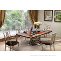 AC-5001+AC-5002+AC-5003 classic solid wood european style dinning room furniture dining set